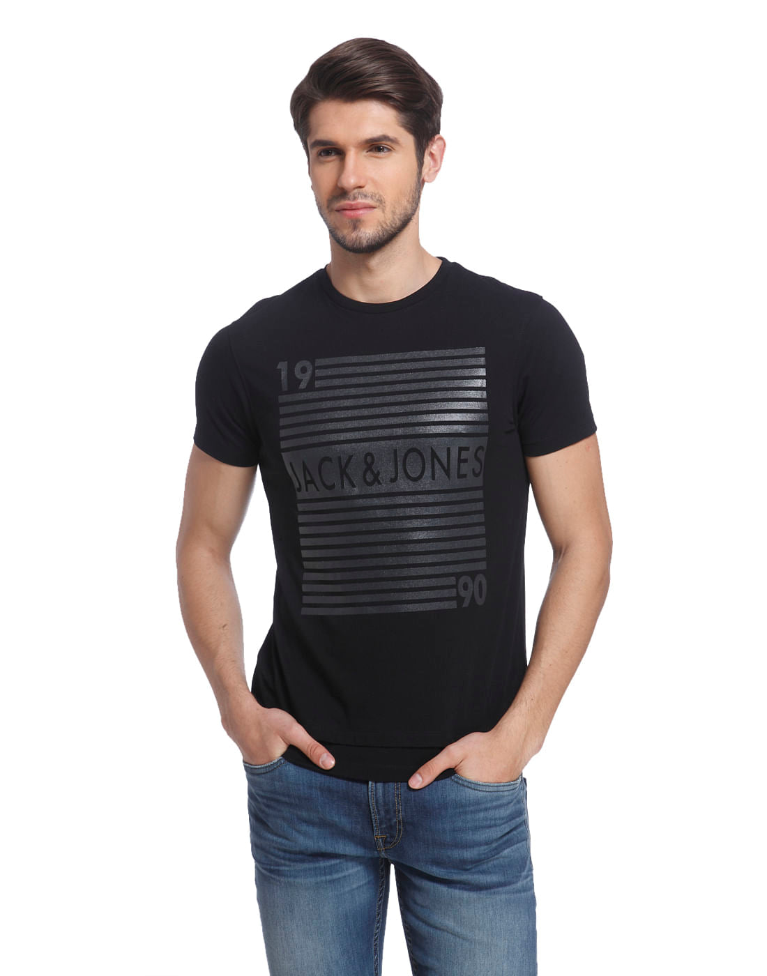 Graphic Print Casual T-Shirt - S