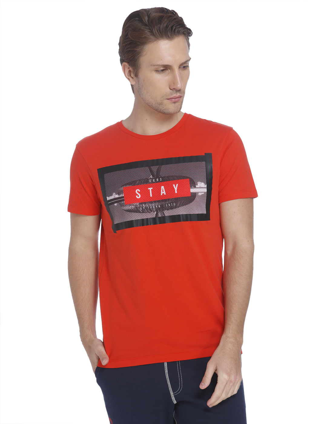 Casual Printed T-Shirt - S