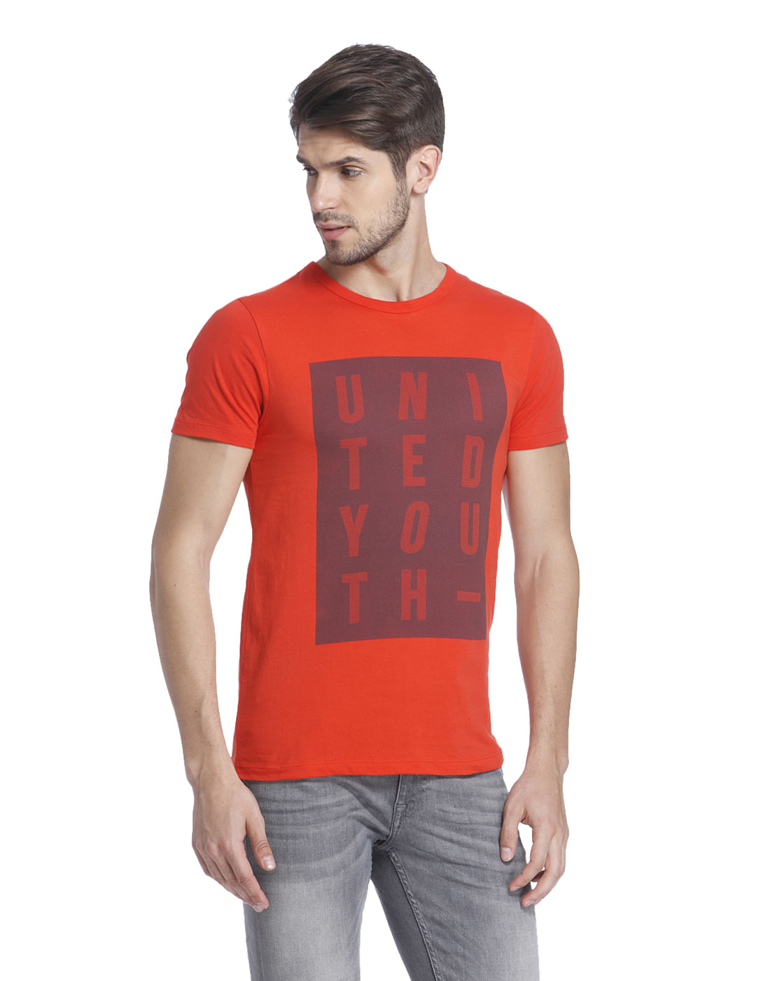 Graphic Print Casual T-Shirt - S