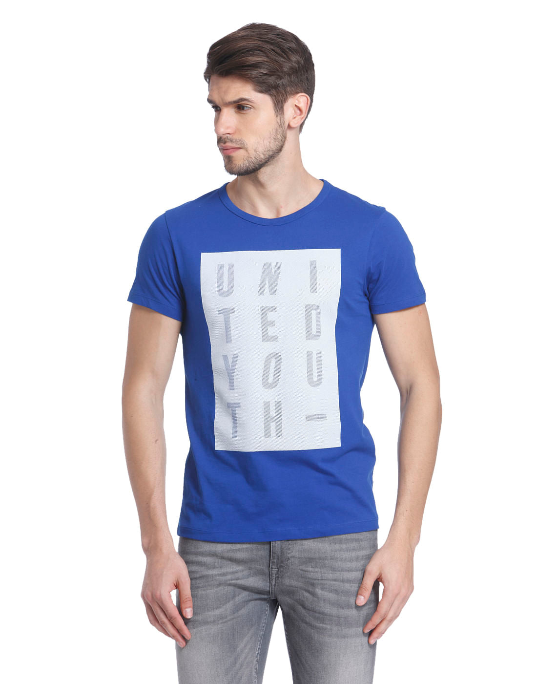 Graphic Print Casual T-Shirt - S