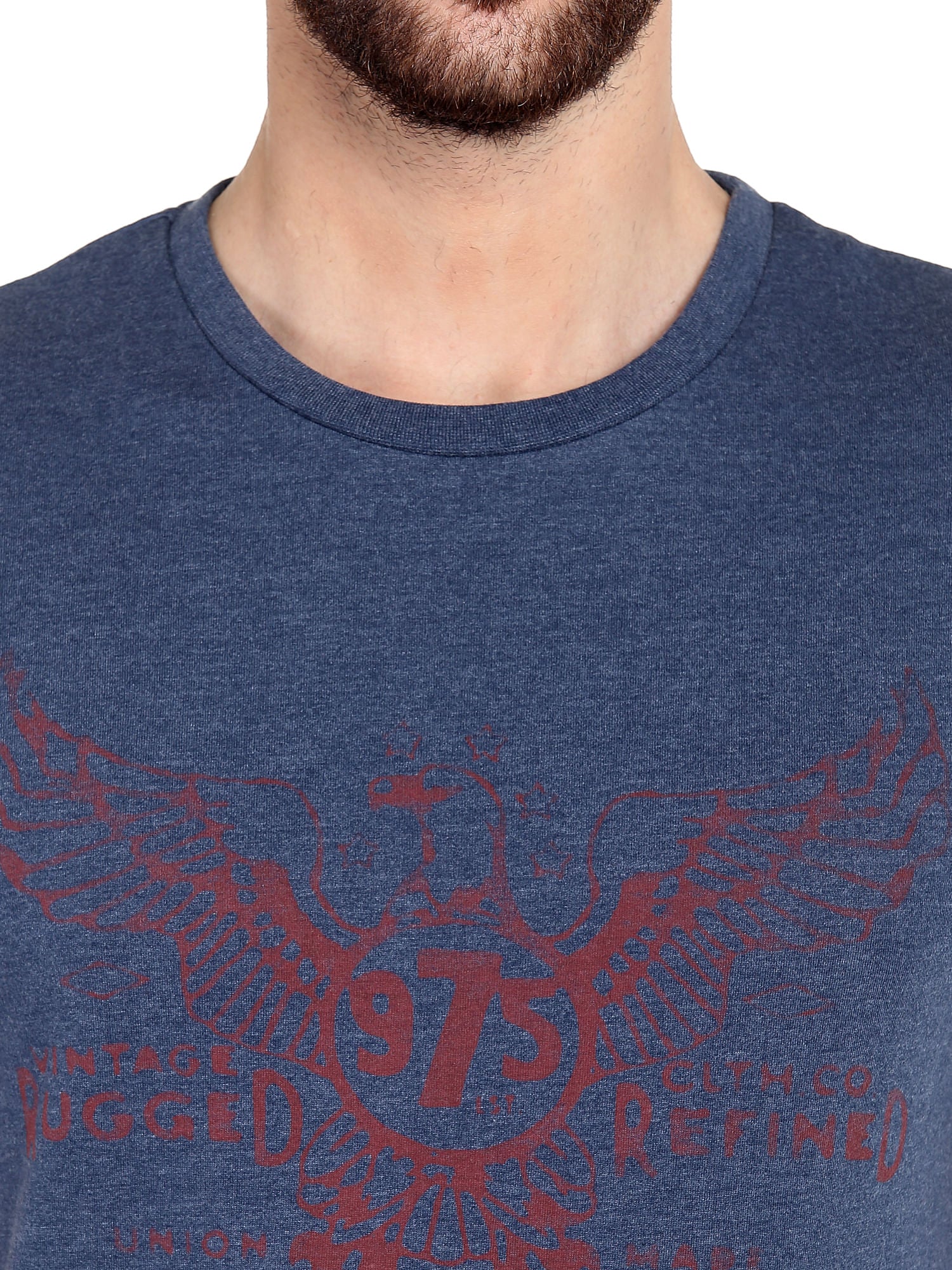 Blue Graphic Print T-Shirt