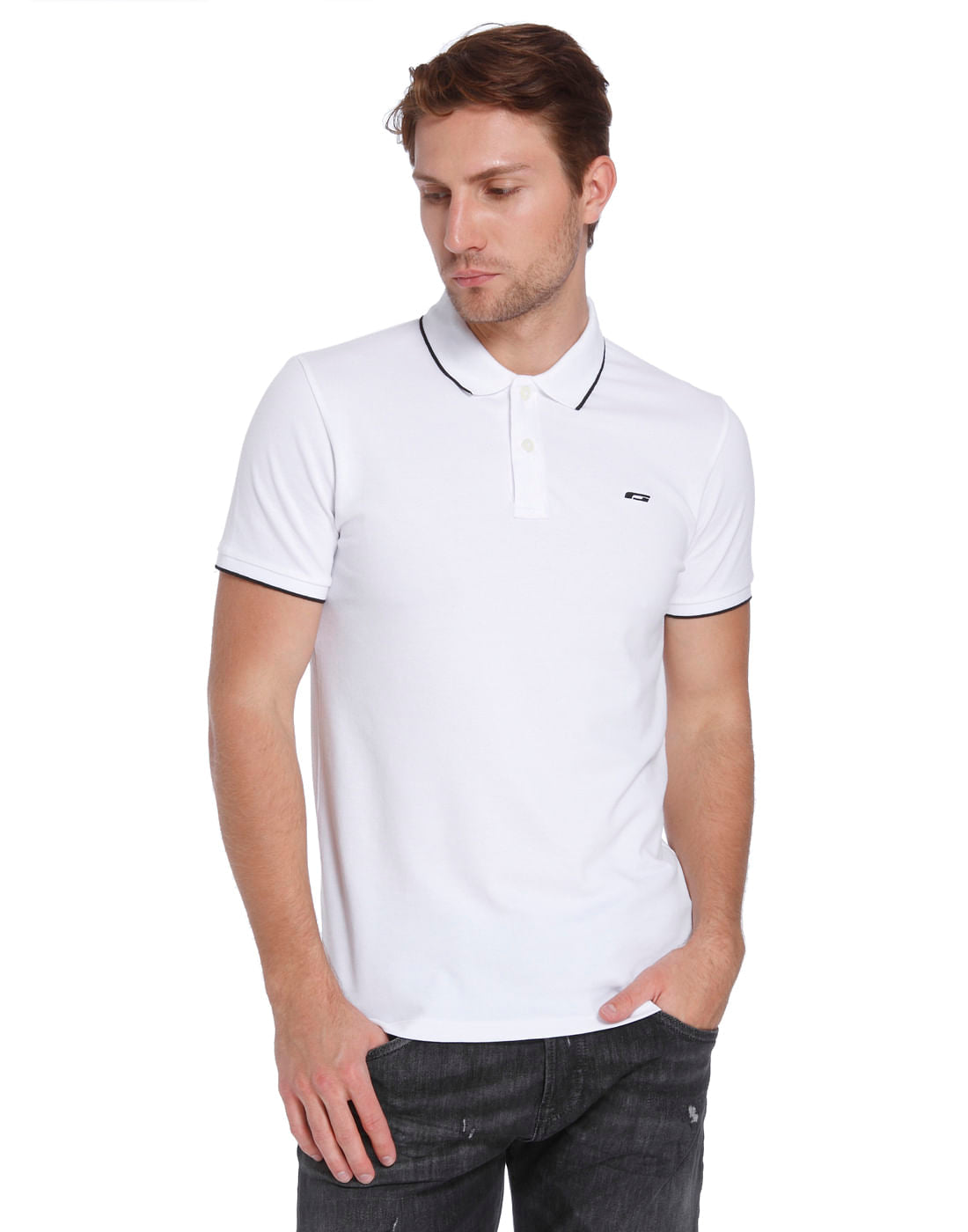 Casual Solid T-Shirt - S