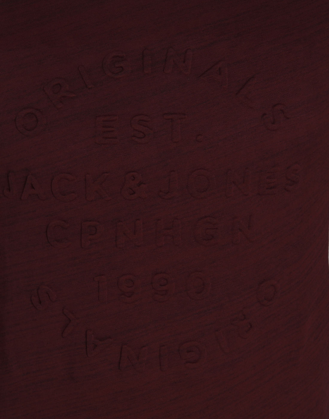 Maroon Text Print Crew Neck Sweatshirt