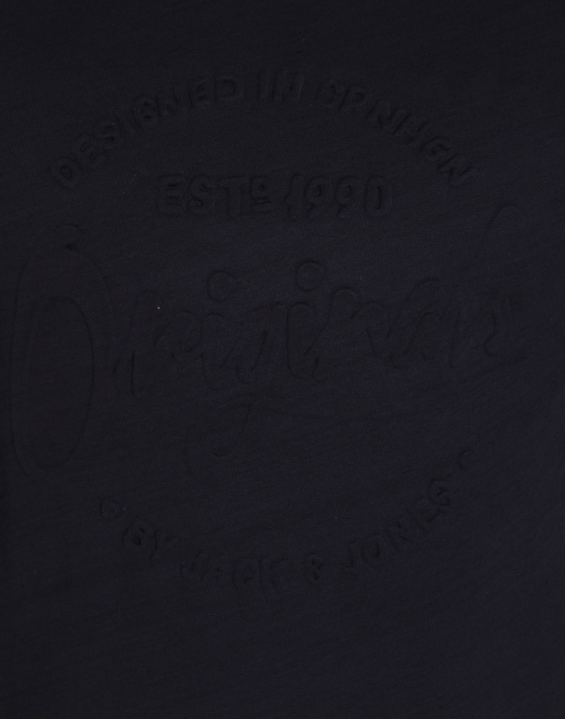 Blue Text Print Crew Neck Sweatshirt