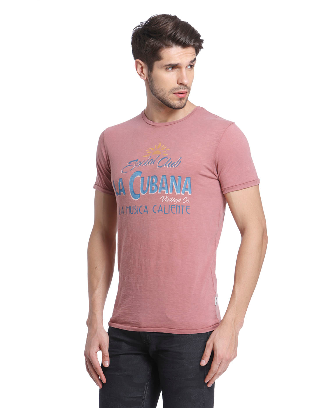 Graphic Print Casual T-Shirt - S