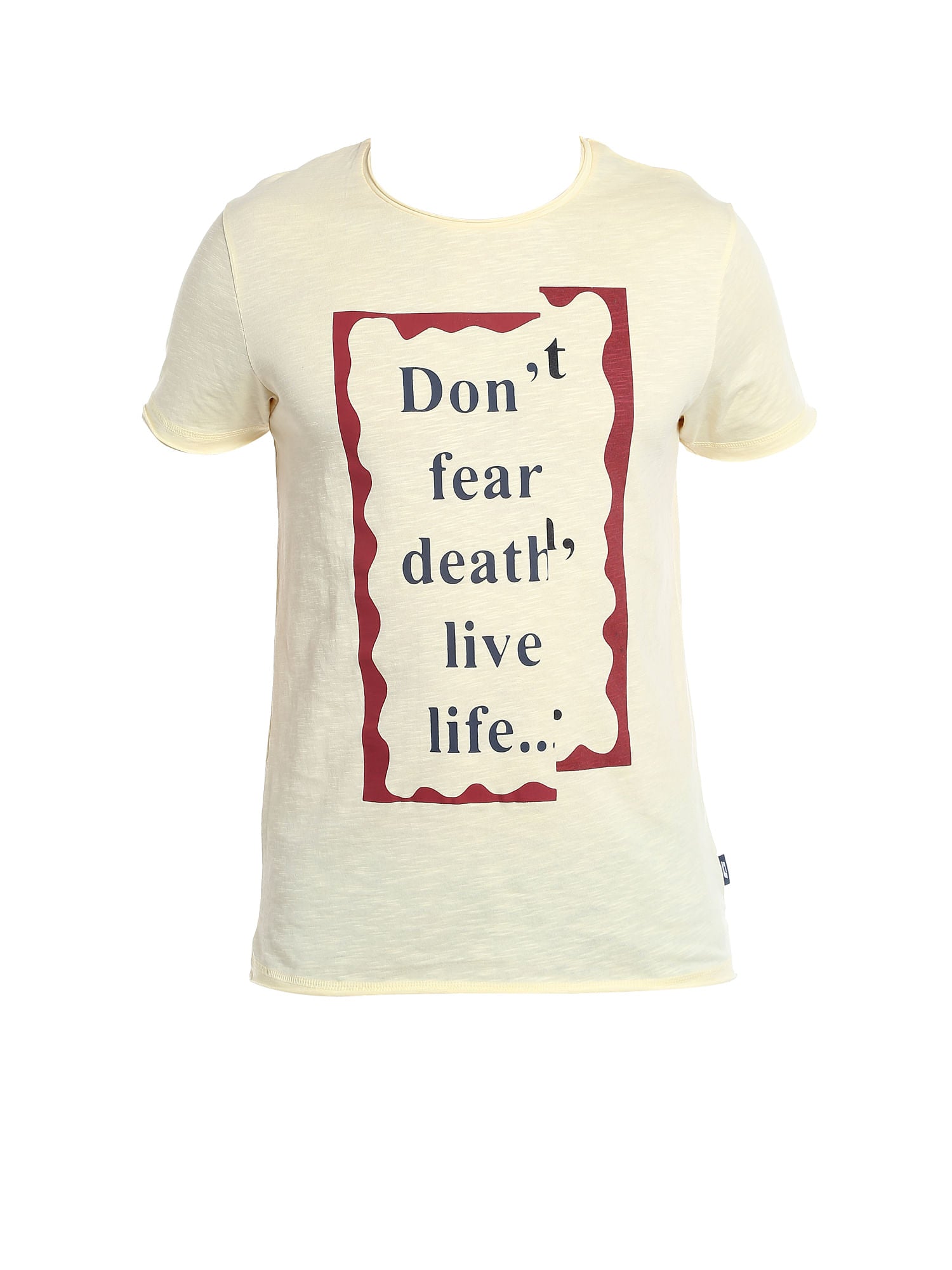 Yellow Slogan Print T-Shirt