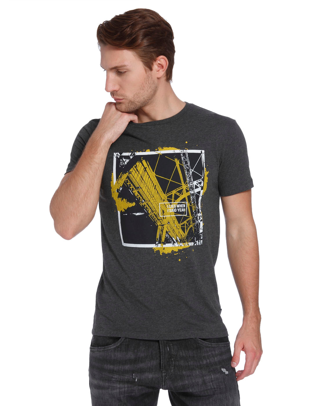 Casual Printed T-Shirt - S