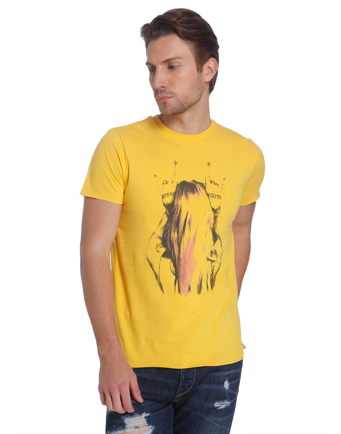 Casual Printed T-Shirt - S