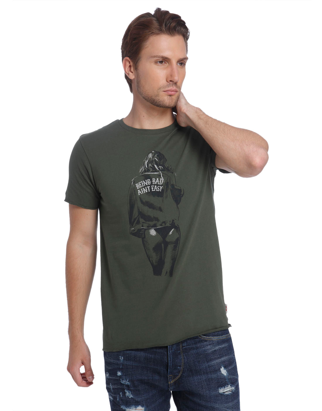 Casual Printed T-Shirt - S