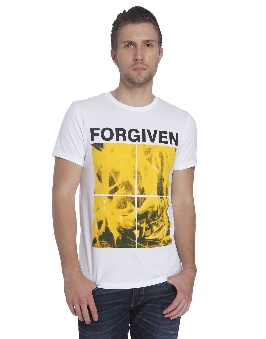 Printed Casual T-Shirt - S