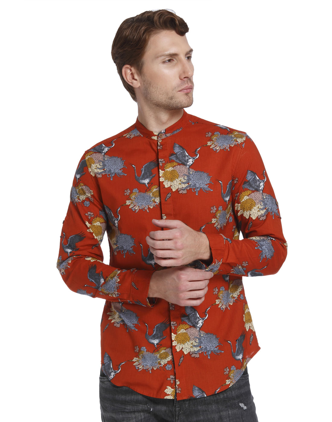 Printed Casual Shirt - S