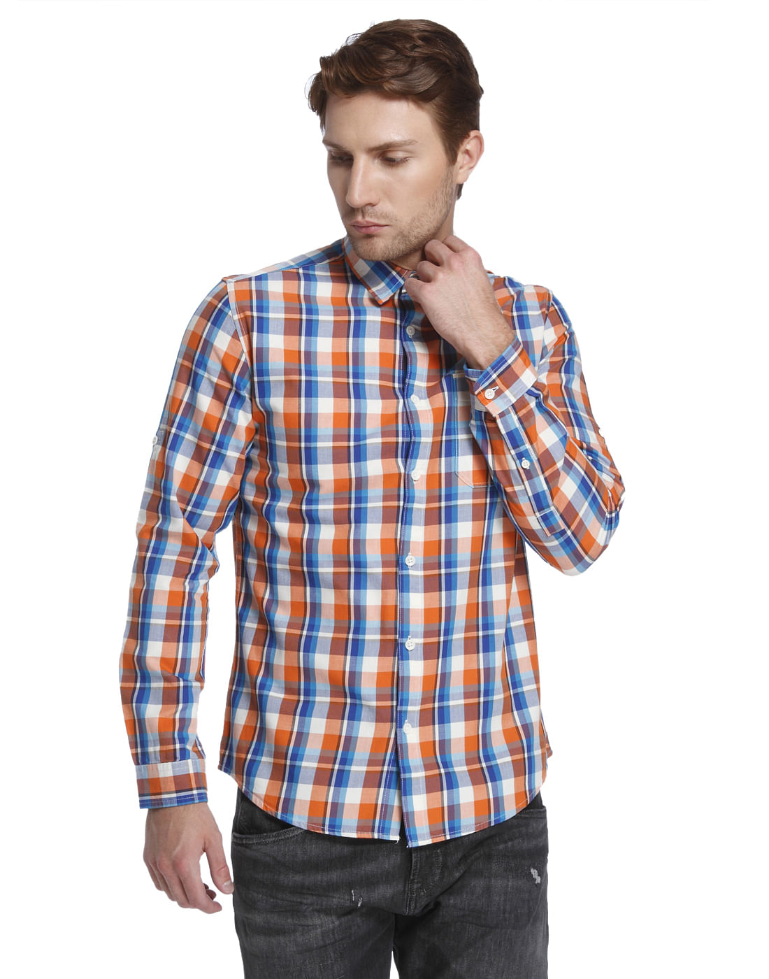 Check Casual Shirt - S