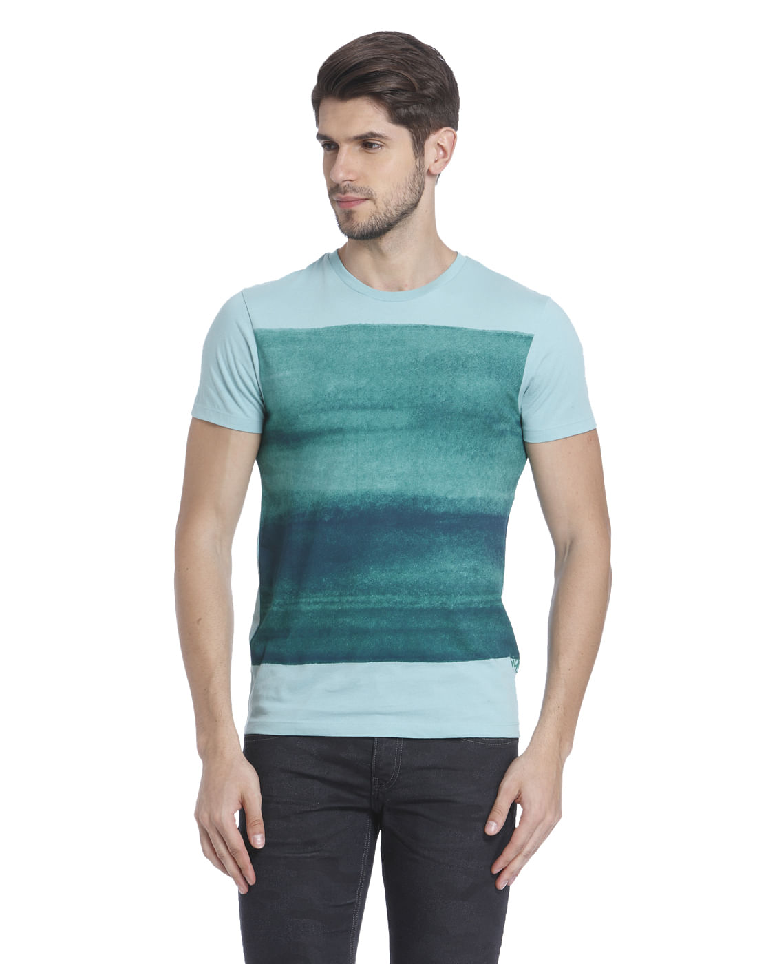 Graphic Print Casual T-Shirt - S