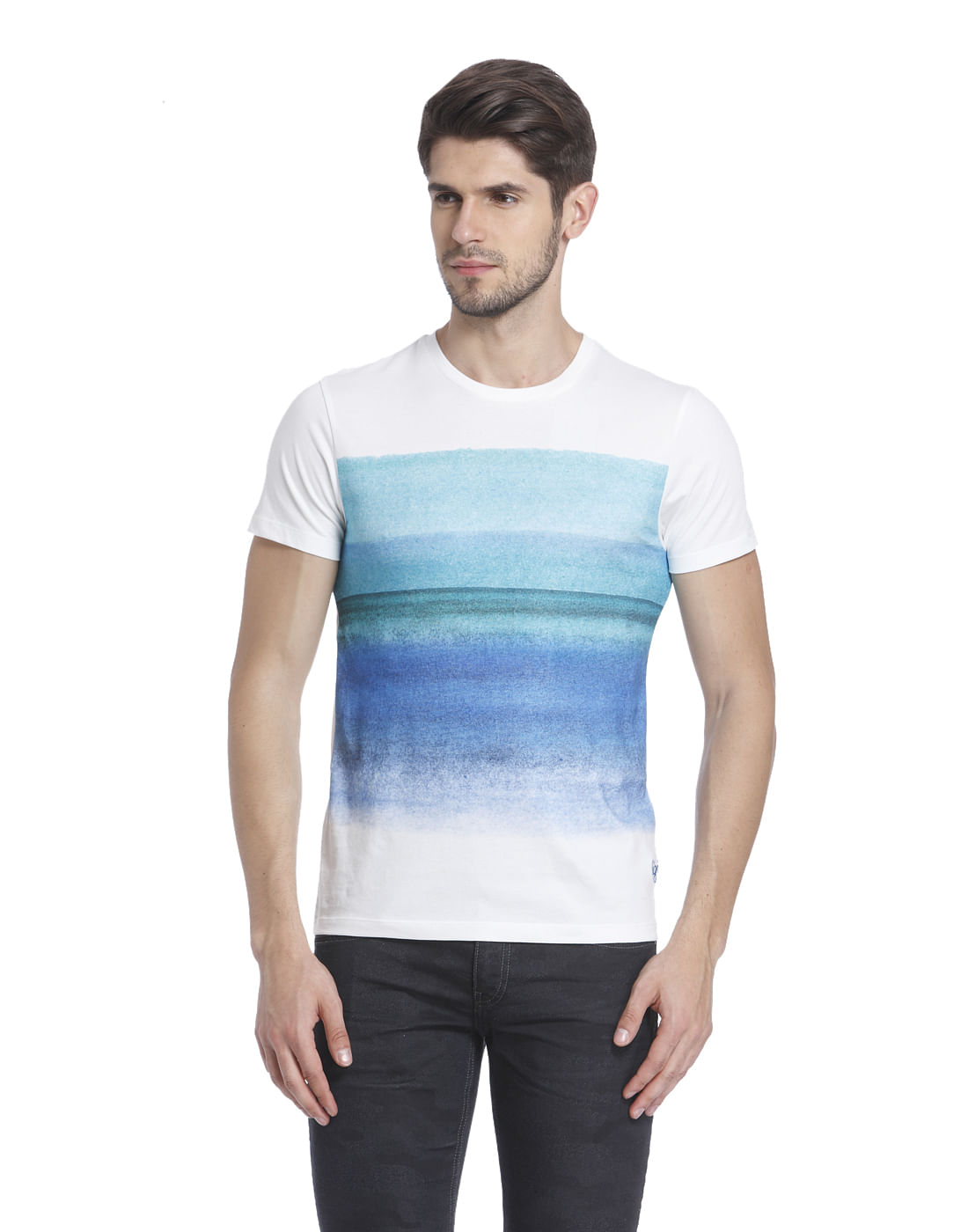 Graphic Print Casual T-Shirt - S