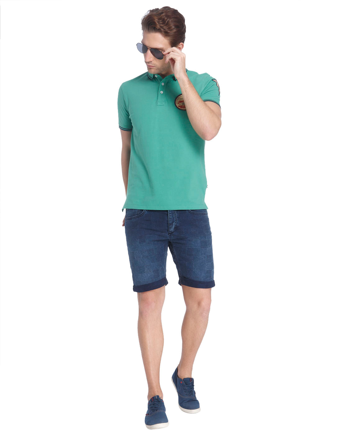 Turquoise Polo T-Shirt