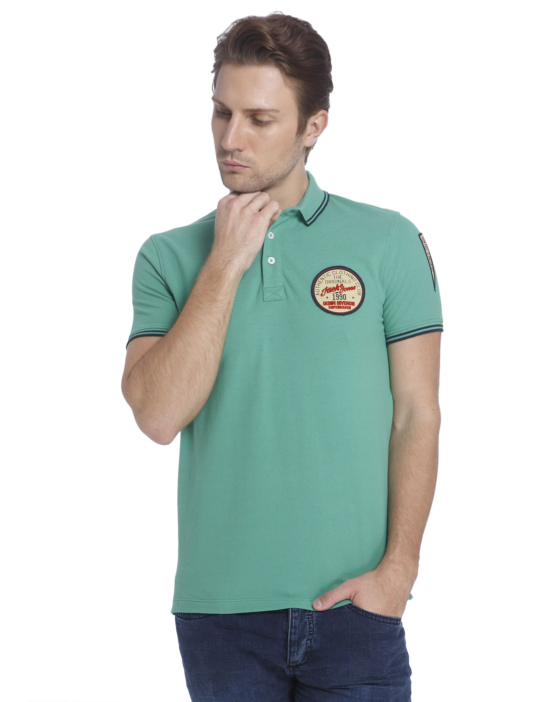 Turquoise Polo T-Shirt - S