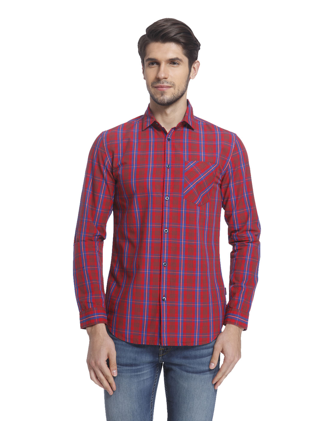 Chequered Casual Shirt - S