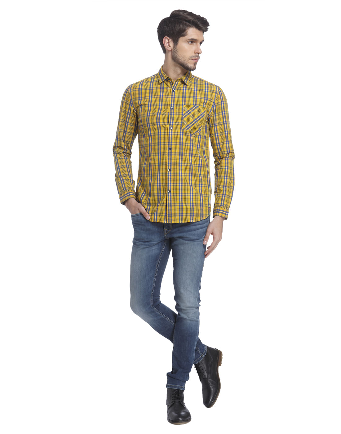 Chequered Casual Shirt