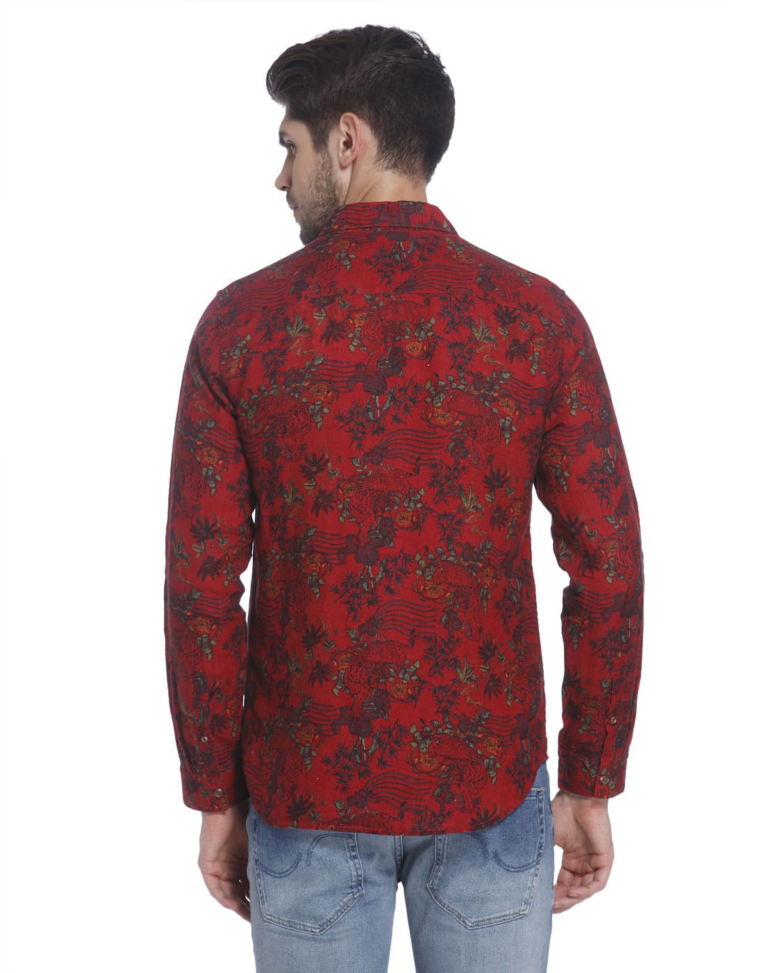 Printed Casual Linen Shirt