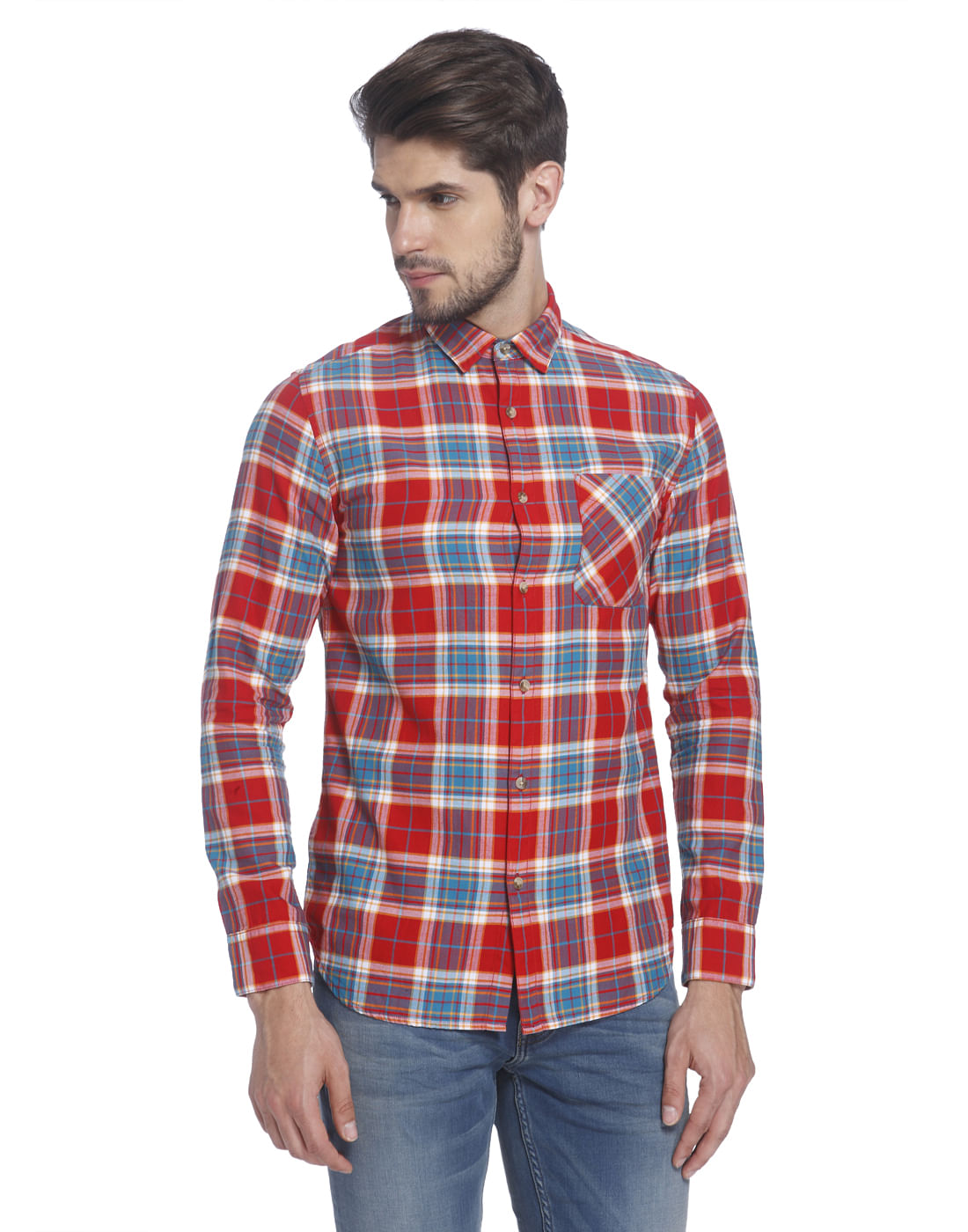 Checks Casual Shirt - S