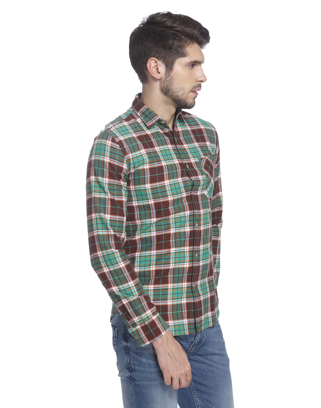 Check Mid Casual Shirt