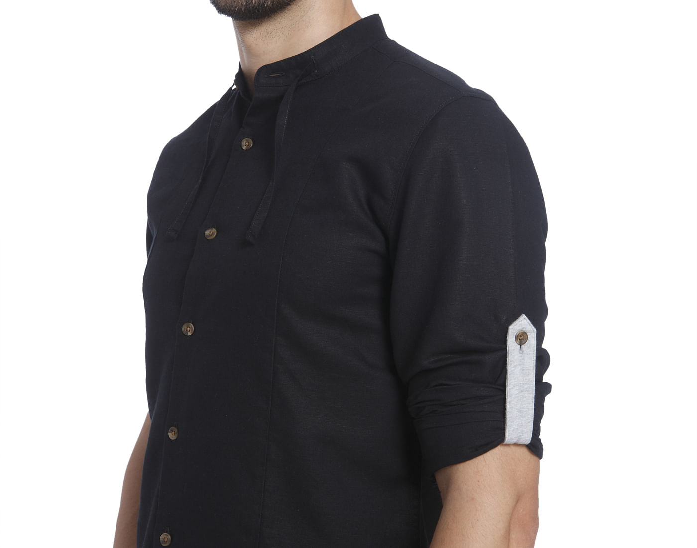 Solid Casual Linen Shirt