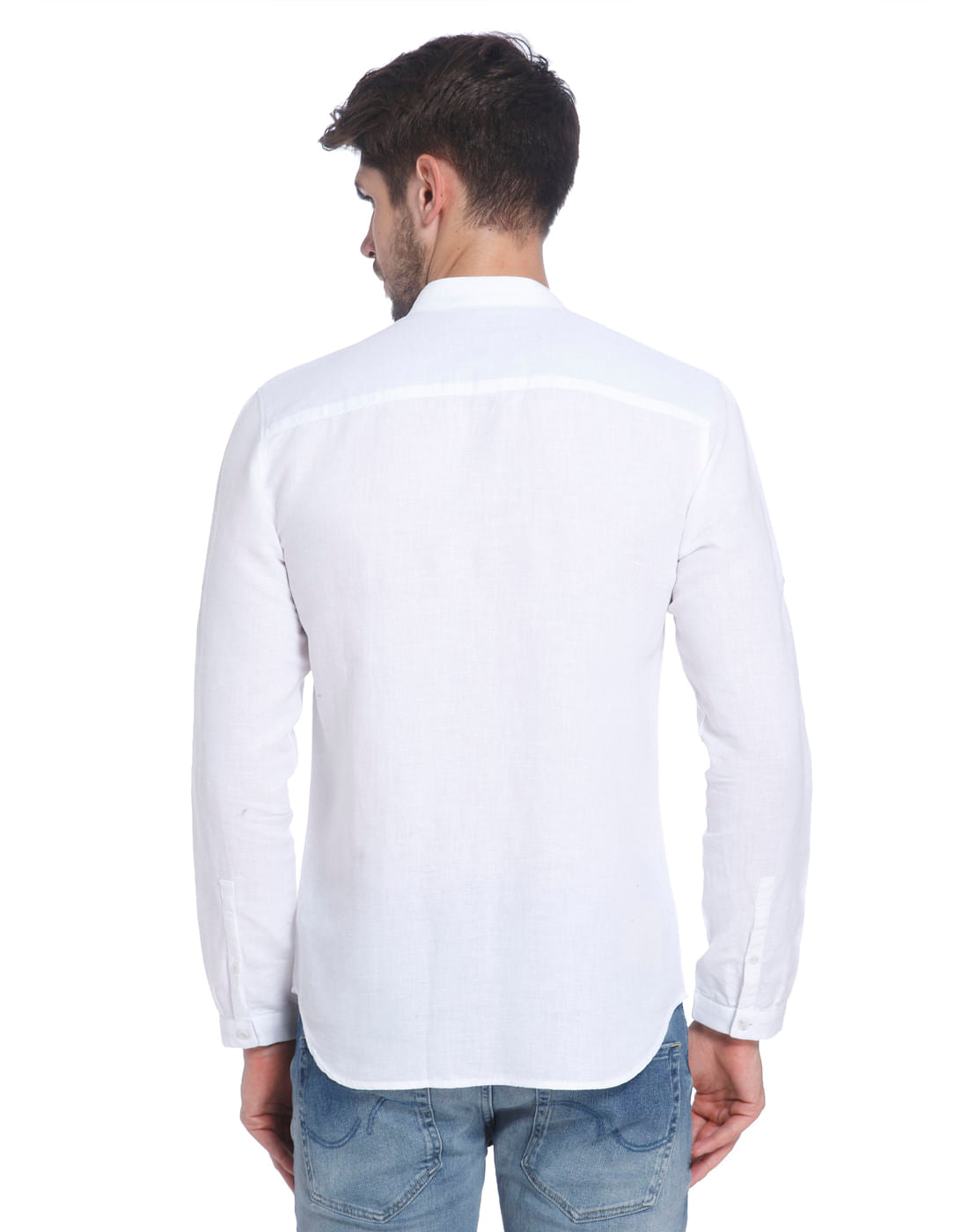 Solid Casual Linen Shirt