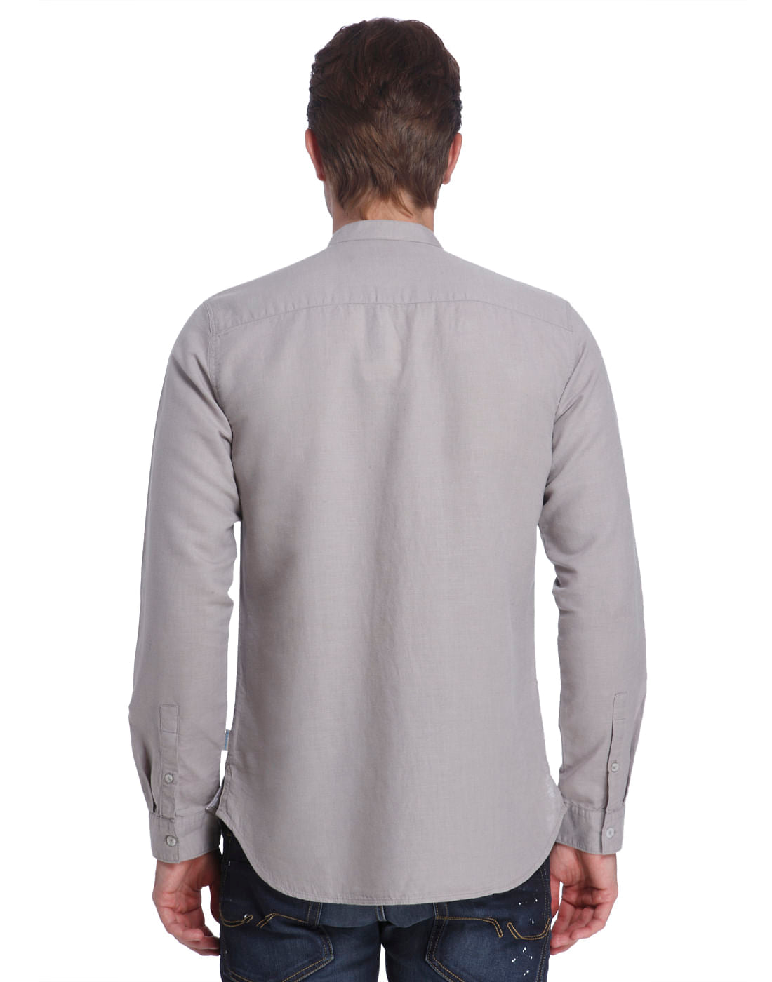Casual Solid Linen Shirt
