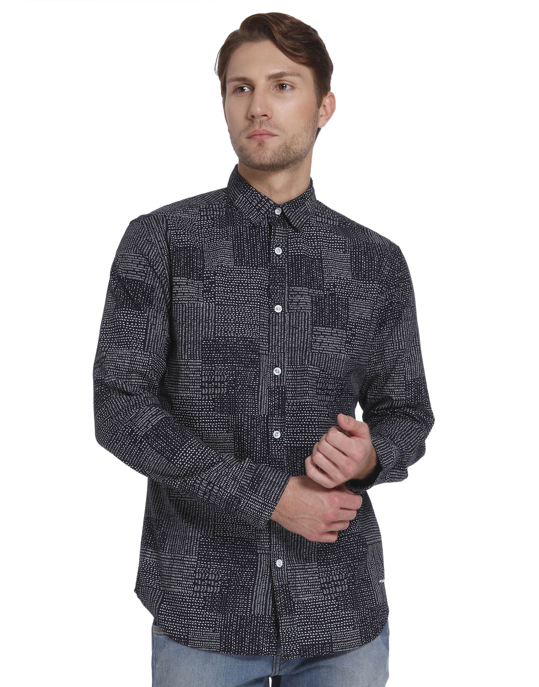 Printed Casual Shirt - S