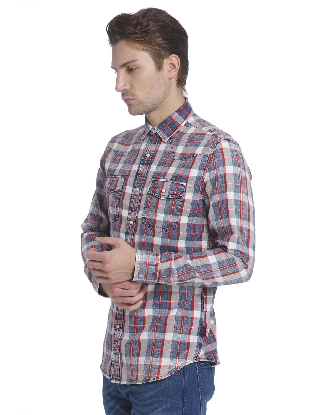 Blue Check Shirt