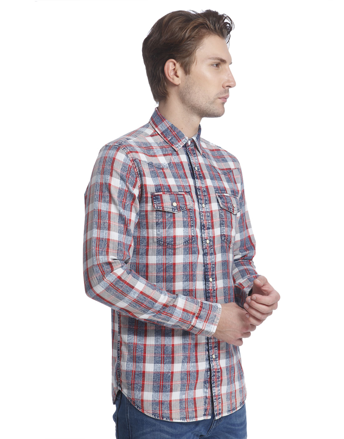 Blue Check Shirt