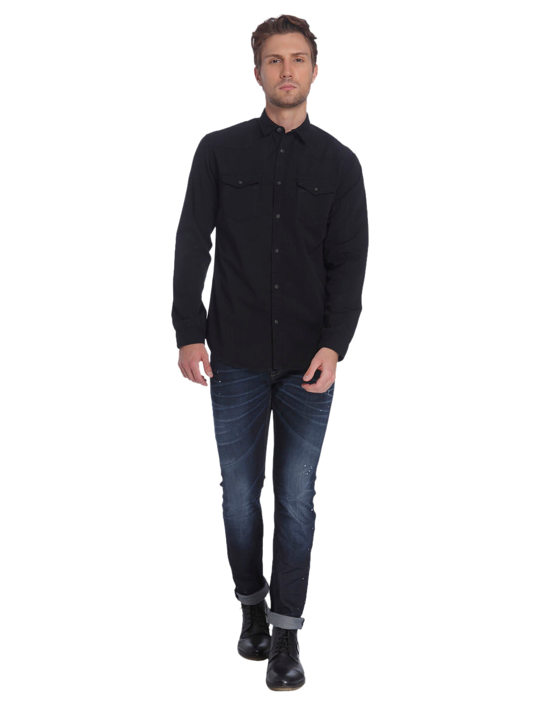 Casual Washed Shirt
