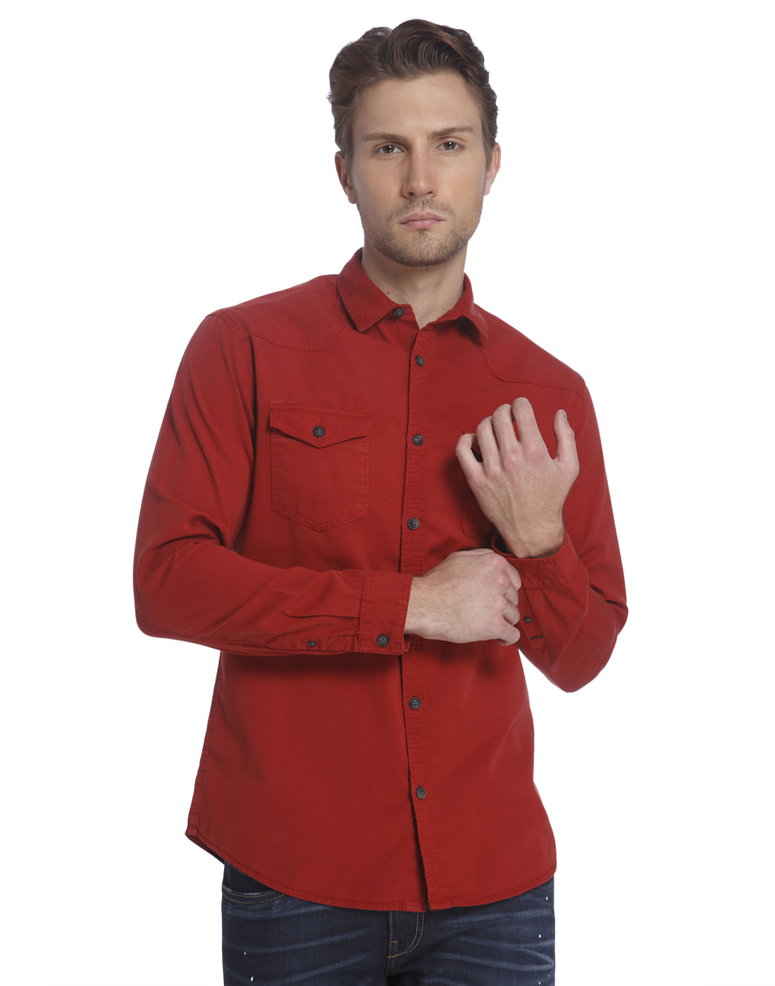 Casual Washed Shirt