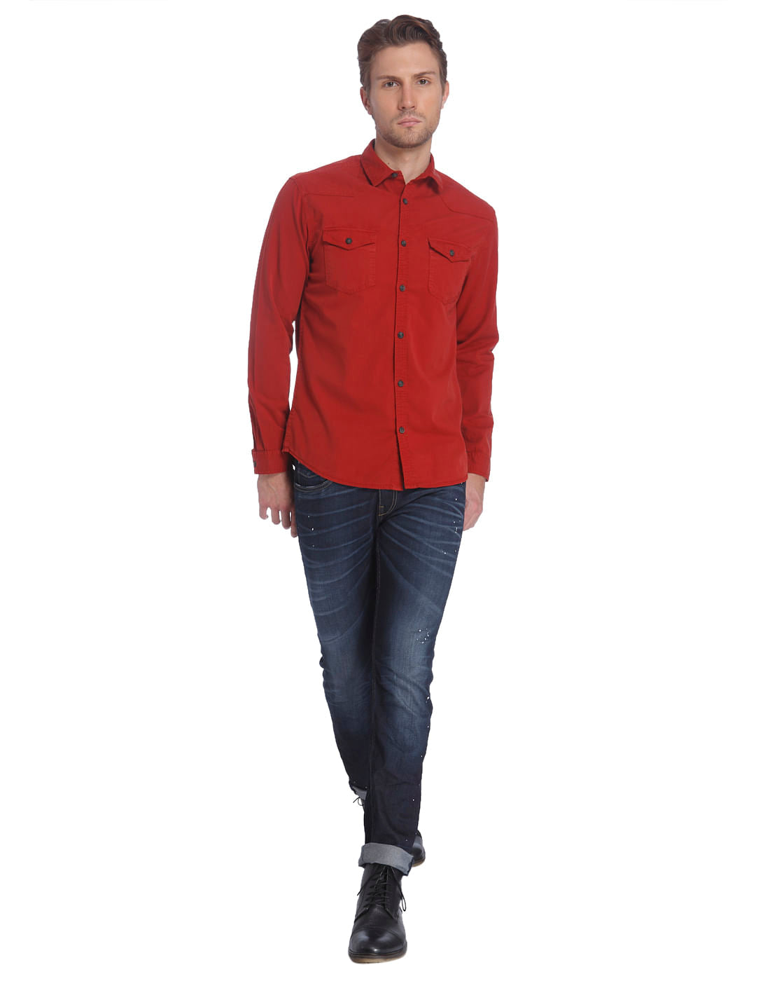 Casual Washed Shirt