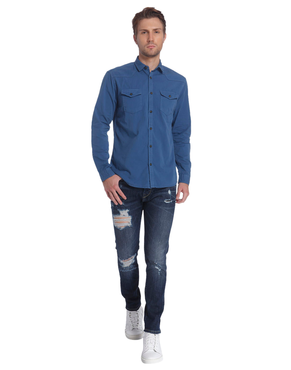 Casual Washed Shirt