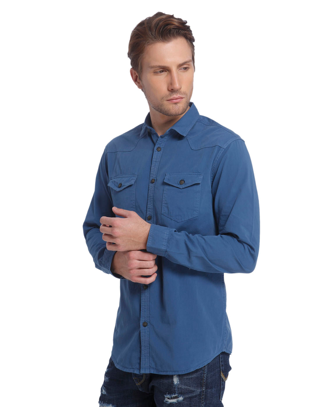 Casual Washed Shirt