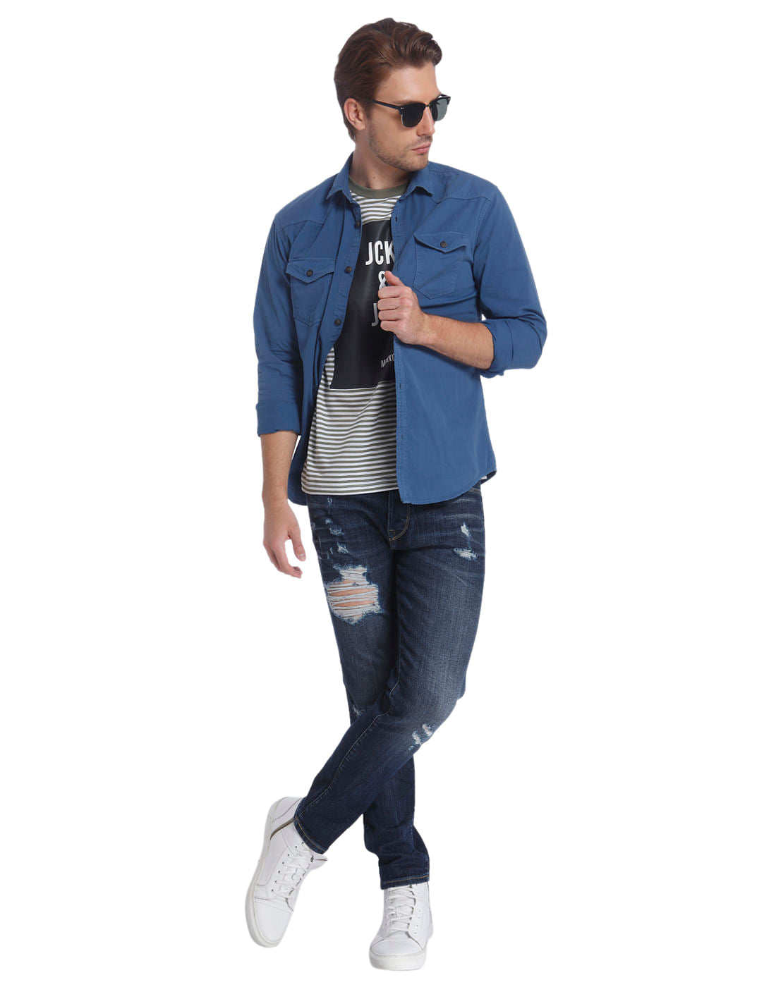 Casual Washed Shirt