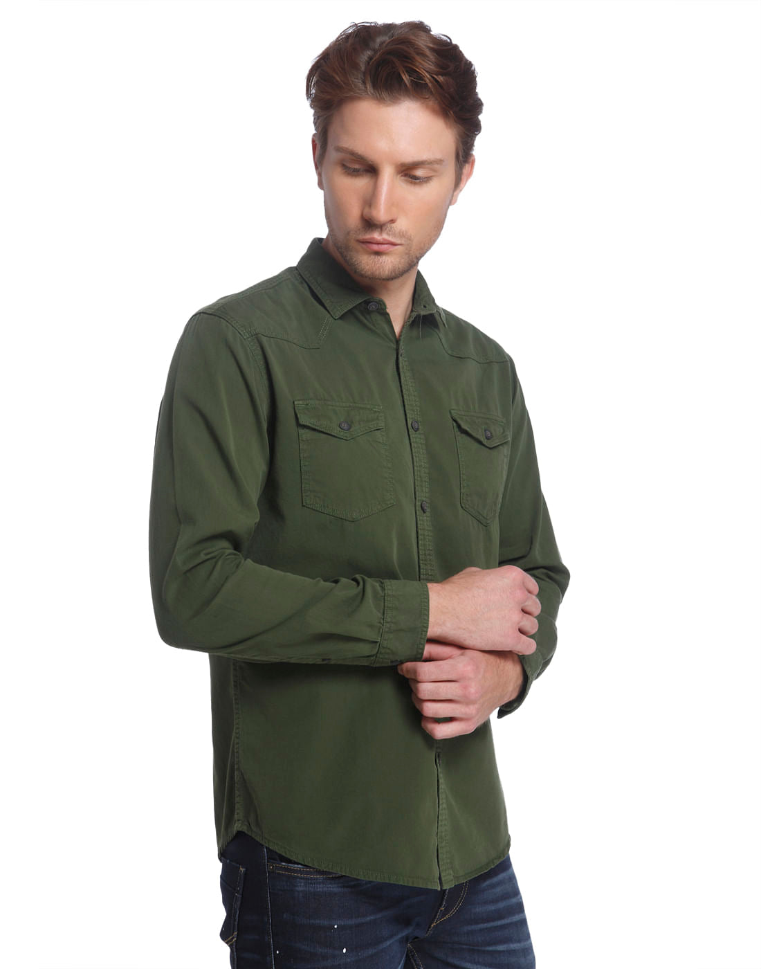 Casual Washed Shirt