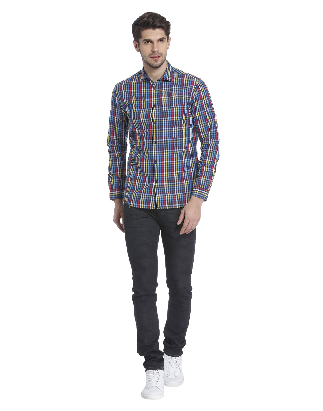 Check Casual Shirt - S