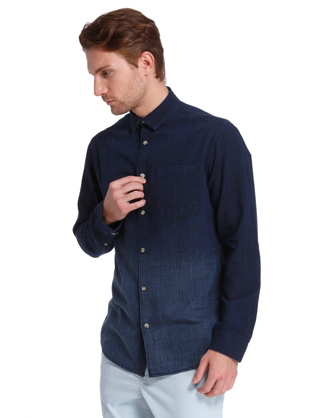 Casual Washed Linen Shirt