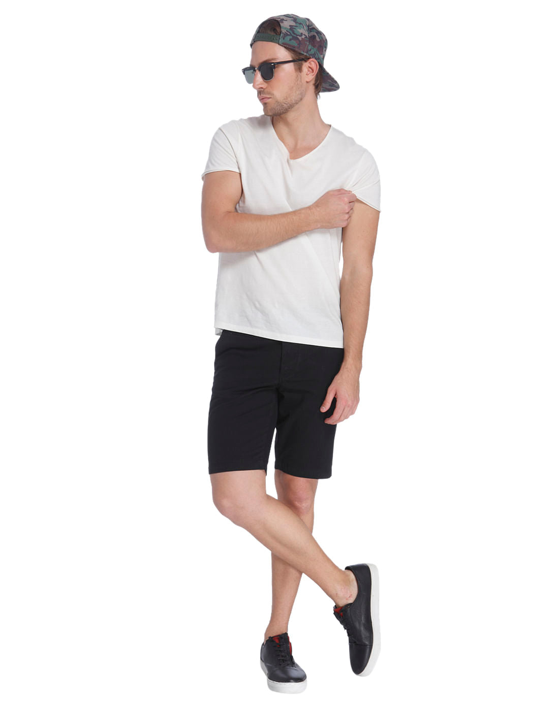 Casual Solid Shorts
