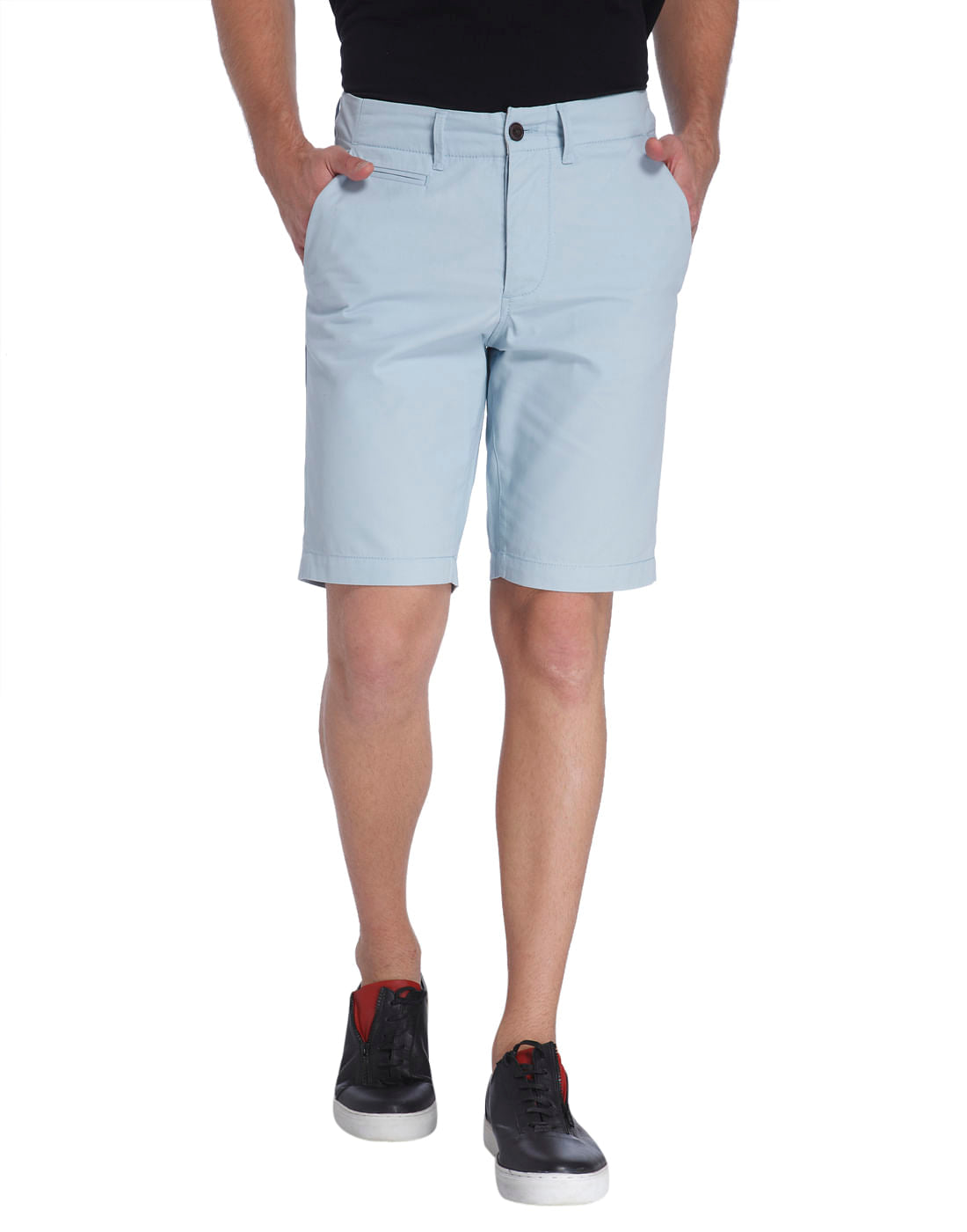 Casual Solid Shorts