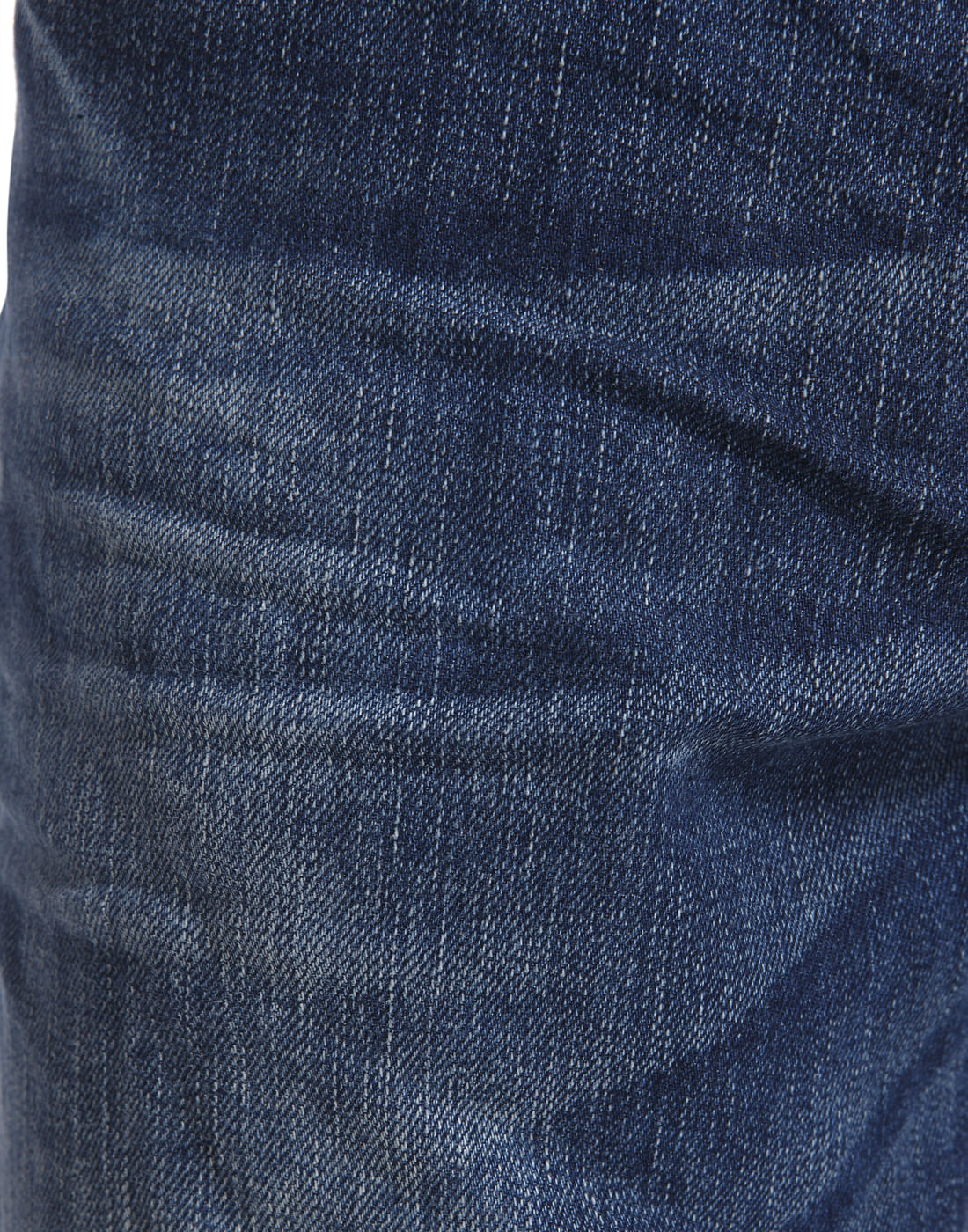 Blue Solid Denim Jeans
