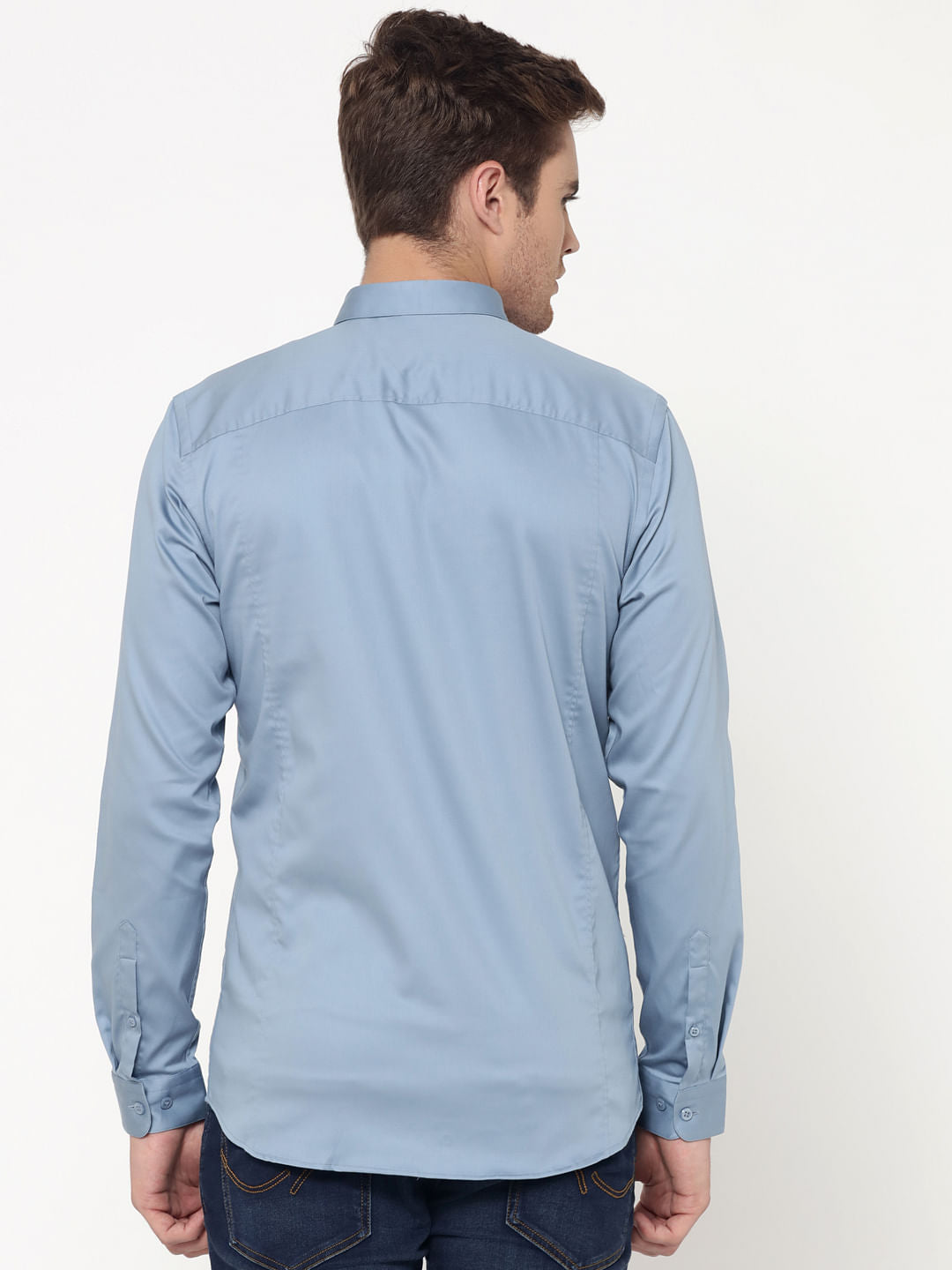 Blue Slim Fit Shirt