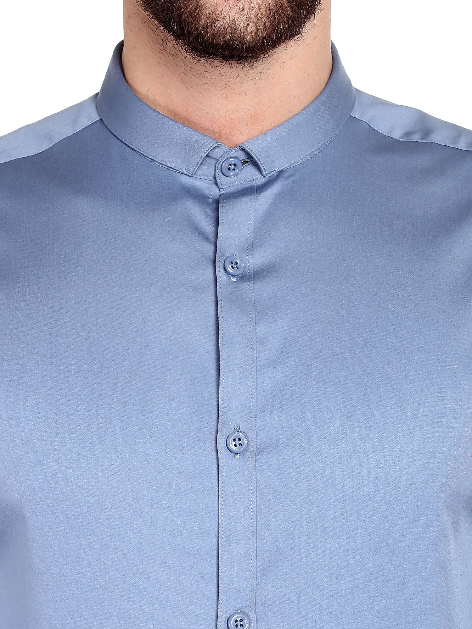 Powder Blue Slim Fit Shirt