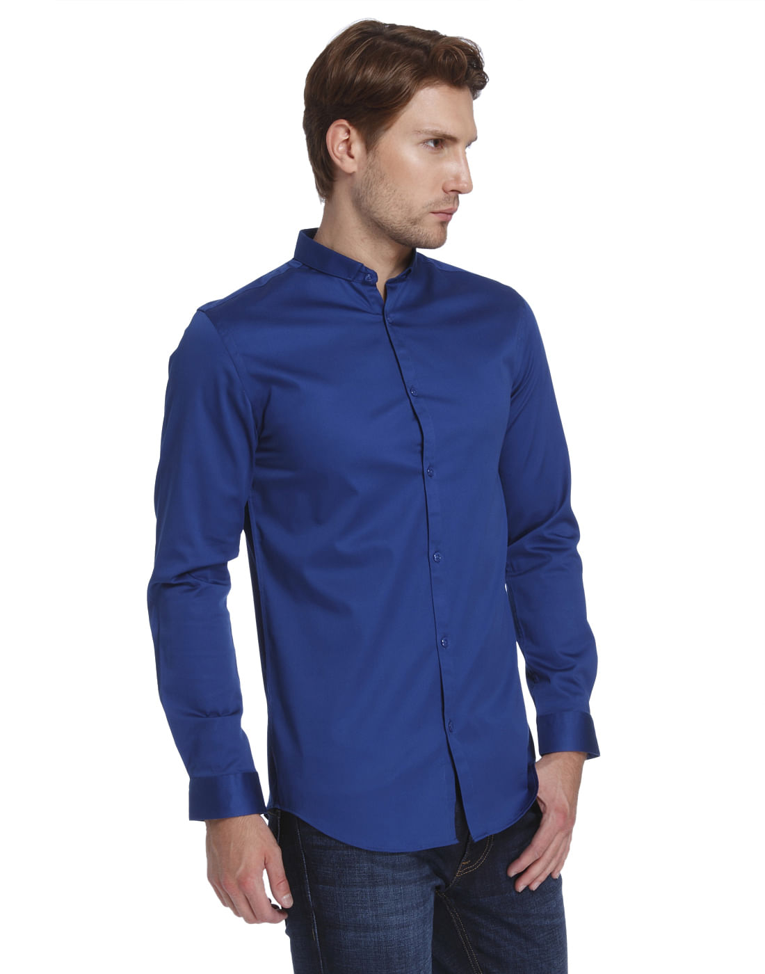 Powder Blue Slim Fit Shirt
