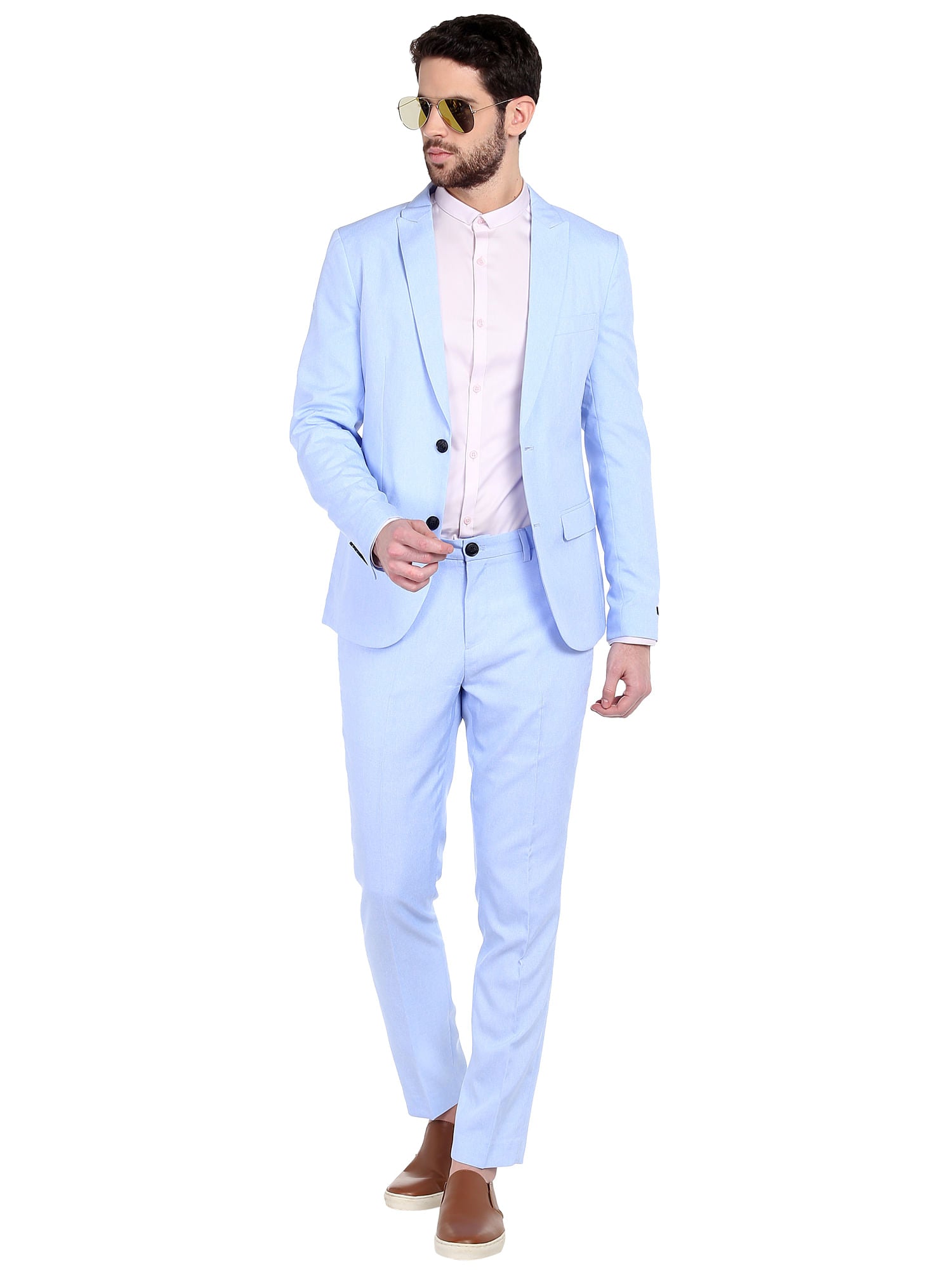 Light Purple Slim Fit Shirt