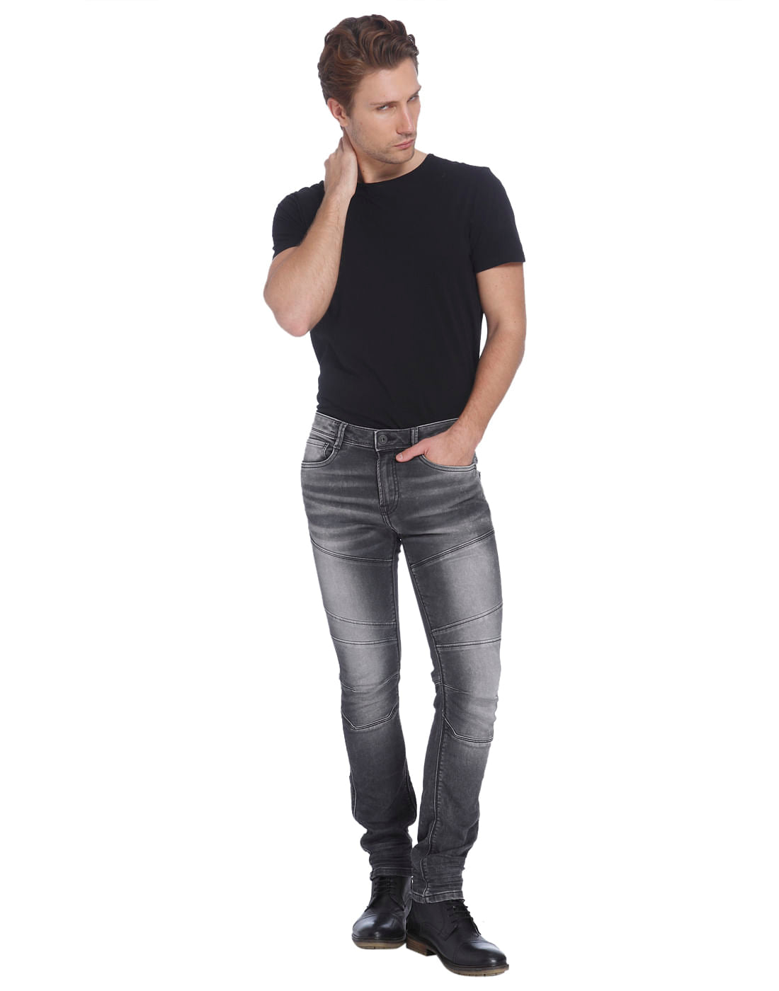 Grey Skinny Jeans - 28/32