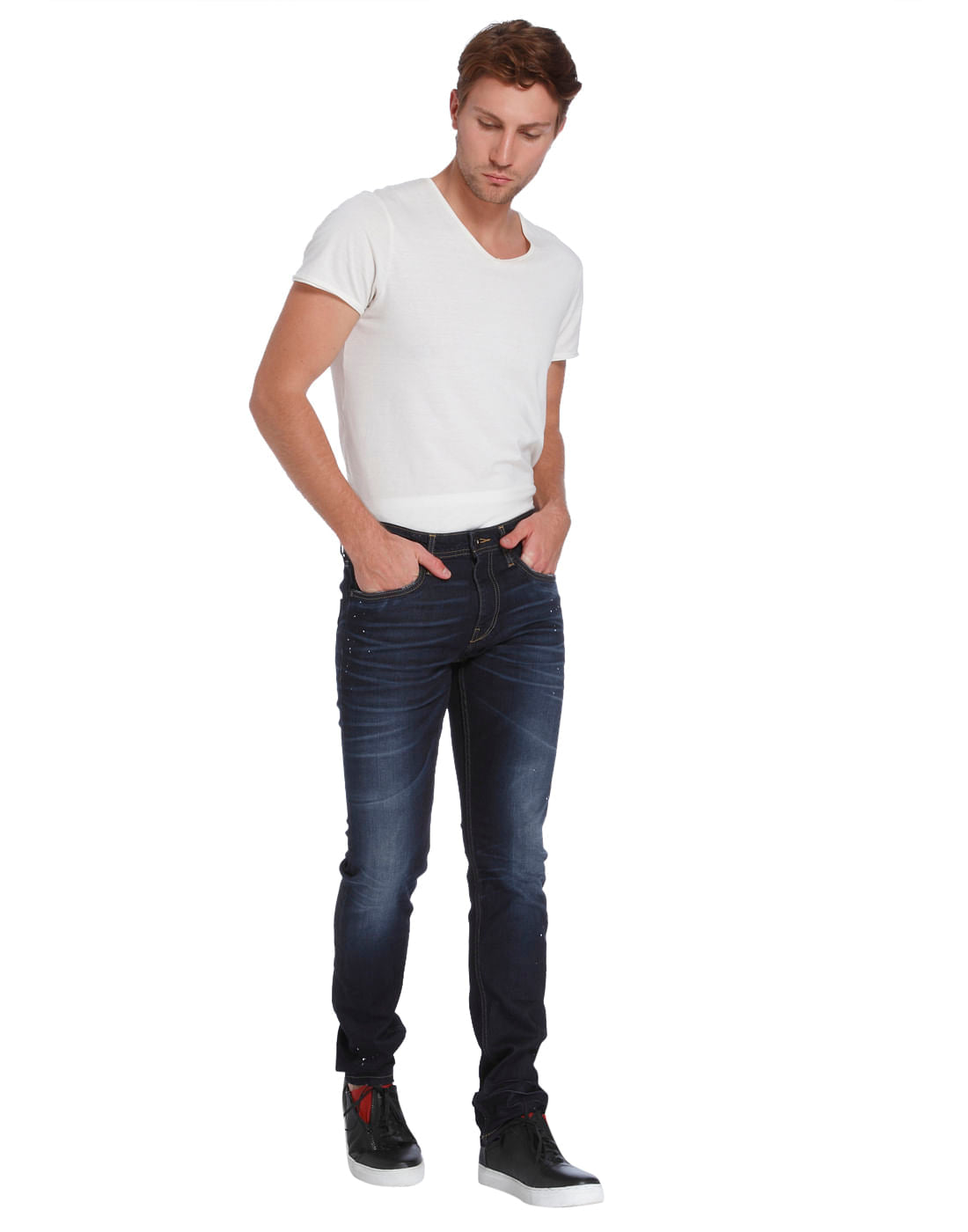 Solid Casual Jeans - 28/32