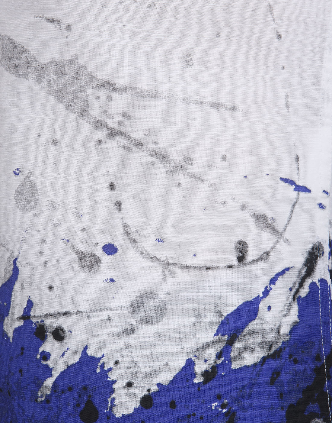 White Pop Art Print Shirt